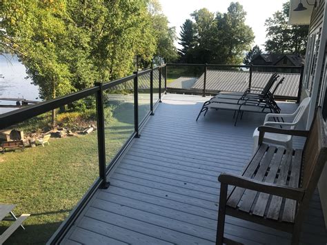 Glass Railing for Decks .